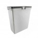 Vibo SINGLE XL Ведро с ручками, пластик, объем 36л, H=510мм, цвет серый (XL36G)
