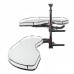 Vibo FLY MOON 3.0 GALAXY BC, механизм угловой пов., 2 полки, эллипт. прут., противоск. покр., с доводчиком, белый+хром, левый (FLY3STM245SXM2POR120ASBC)