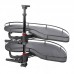Vibo FLY MOON 3.0 GALAXY VGF, механизм угловой пов., 2 полки, эллипт. прут., противоск. покр., с доводчиком, графит, правый (FLY3STM245DXM2POR120ASVGF)