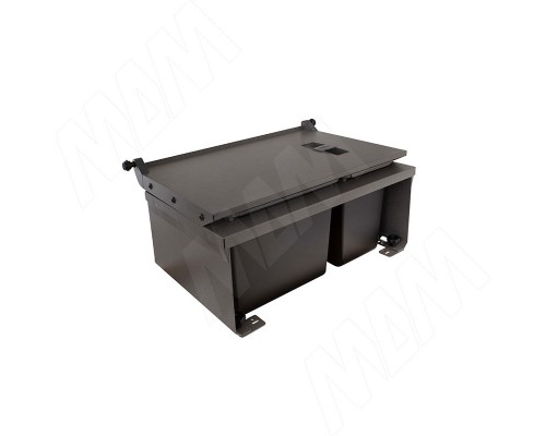 Vibo MOVEBIN M60A Система сортировки и хранения, 2 емкости (16,5л+10л), установка в ящик, авт.крышка. (MVB060AGM)