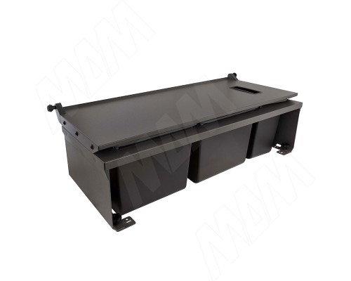 Vibo MOVEBIN M90A Система сортировки и хранения, 3 емкости (16,5л+16,5л+10л), установка в ящик, авт.крышка. (MVB090AGM)