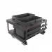 Vibo KOMBI 2.0 MINI M60W Система сортировки и хранения, 2 емкости (20л+20л), креп. фасада, полн.выдв., плавн.закр. направл. Nova Pro (MKOMBI2GME602SCGM)