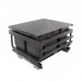 Vibo KOMBI 2.0 MINI M60W Система сортировки и хранения, 4 емкости (12л+12л+7л+7л), креп. фасада, полн.выдв., плавн.закр. направл. Nova Pro, крышка-полка (MKOMBI2GME604SCGMRF)