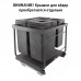 Vibo KOMBI 2.0 M60W Система сортировки и хранения, 4 емкости (20л+20л+10л+10л), креп. фасада, полн.выдв., плавн.закр., направл. Nova Pro, без крышек. (KOMBI2GME604SCGM)