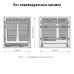 Vibo KOMBI 2.0 M60W Система сортировки и хранения, 4 емкости (20л+20л+10л+10л), креп. фасада, полн.выдв., плавн.закр., направл. Nova Pro, без крышек. (KOMBI2GME604SCGM)