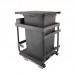 Vibo KOMBI 2.0 M40W Система сортировки и хранения, 1 емкость (47л), креп. фасада, полн.выдв., плавн.закр., направл. Nova Pro, крышка-полка (KOMBI2GME401ASCGMRF)