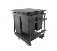 Vibo KOMBI 2.0 M50W Система сортировки и хранения, 3 емкости (30л+10л+10л), креп. фасада, полн.выдв., плавн.закр., направл. Nova Pro, крышка-полка (KOMBI2GME503SCGMRF)