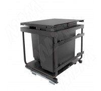 Vibo KOMBI 2.0 M60W Система сортировки и хранения, 2 емкости (33л+33л), креп. фасада, полн.выдв., плавн.закр., направл. Nova Pro, крышка-полка (KOMBI2GME602SCGMRF)