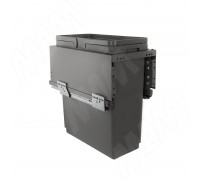 Vibo GLOBE 2.0 M30W Система сортировки и хранения, 1 емкость (33л), креп. фасада, полн.выдв., плавн.закр., направл. Nova Pro, без крышек. (PG2GME301SCGM)