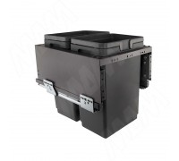 Vibo GLOBE 2.0 M40W Система сортировки и хранения, 2 емкости (20л+20л), креп. фасада, полн.выдв., плавн.закр., направл. Nova Pro, без крышек. (PG2GME402SCGM)
