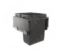 Vibo GLOBE 2.0 M45W Система сортировки и хранения, 3 емкости (30л+10л+9л), креп. фасада, полн.выдв., плавн.закр., направл. Nova Pro, без крышек. (PG2GME453SCGM)