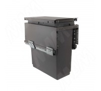 Vibo GLOBE 2.0 M30W Система сортировки и хранения, 1 емкость (33л), креп. фасада, полн.выдв., плавн.закр., направл. Nova Pro, крышка-полка (PG2GME301SCGMRF)