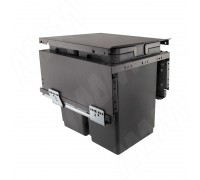 Vibo GLOBE 2.0 M40W Система сортировки и хранения, 2 емкости (20л+20л), креп. фасада, полн.выдв., плавн.закр., направл. Nova Pro, крышка-полка (PG2GME402SCGMRF)