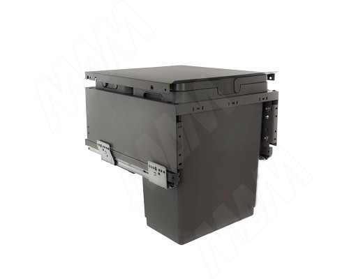 Vibo GLOBE 2.0 M45W Система сортировки и хранения, 3 емкости (30л+10л+9л), креп. фасада, полн.выдв., плавн.закр., направл. Nova Pro, крышка-полка (PG2GME453SCGMRF)