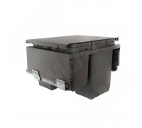 Vibo GLOBE 2.0 M60W Система сортировки и хранения, 4 емкости (20л+20л+10л+9л), креп. фасада, полн.выдв., плавн.закр., направл. Nova Pro, крышка-полка (PG2GME604SCGMRF)