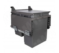Vibo GLOBE 2.0 M45A Система сортировки и хранения, 3 емкости (30л+10л+9л), креп. фасада, полн.выдв., плавн.закр., направл. Nova Pro, автоматическая крышка. (PG2GME453AGM)