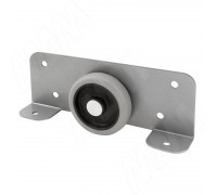 Robby ЛОЙ 50-3 Опора колесная D50 мм прямоходная, прорезиненное колесо, серый, LOY 50-3 (CST25),  Мебельное колесо