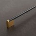 CitterioLine Ручка-рейлинг 320/352мм (L=366мм) черный матовый/золото матовое сатин (373.320-352.76/S.52)