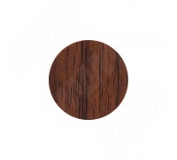 Kromster Заглушка самоклеящаяся, D13 мм, Орех темный, гладкая (Kr 0854), 117 шт. (0854.10.13)