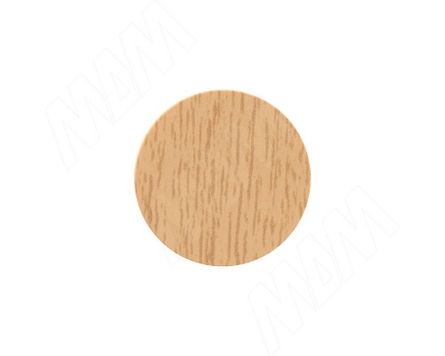 Kromster Заглушка самоклеящаяся, D20 мм, Дуб, гладкая (Eg H1334), 54 шт. (H1334.10.20)
