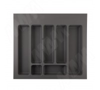 Gollinucci CLASSICA Лоток кухонный для столовых приборов для ящика c фасадом 600 мм, цвет орион серый (6776G420PZ)