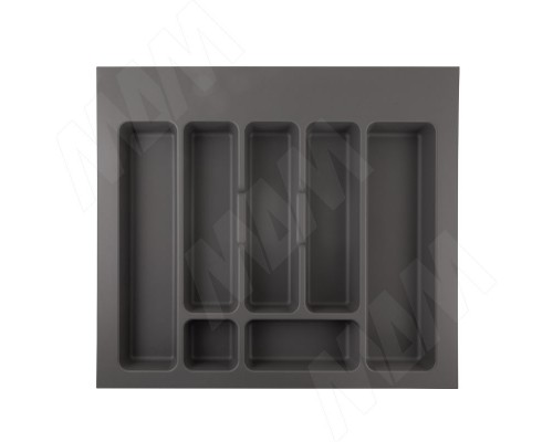 Gollinucci CLASSICA Лоток кухонный для столовых приборов для ящика c фасадом 600 мм, цвет орион серый (6776G420PZ)