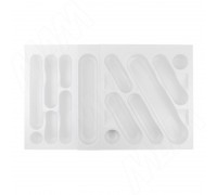 Gollinucci DESIGN Лоток кухонный для столовых приборов для ящика c фасадом 800 мм, цвет белый (6749B35PZ)