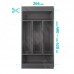 Gollinucci COMBI Лоток кухонный для столовых приборов 266х420/490,  цвет графит (6710G425PZ)