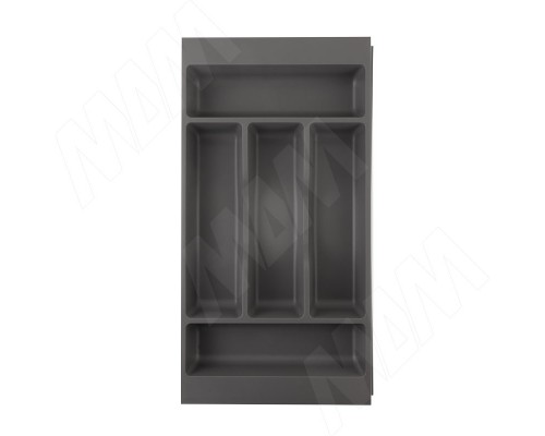 Gollinucci COMBI Лоток кухонный для столовых приборов 266х420/490,  цвет графит (6710G425PZ)
