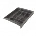 Gollinucci COMBI Лоток кухонный для столовых приборов 376х420/490,  цвет графит (6714G425PZ)