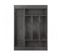Gollinucci COMBI Лоток кухонный для столовых приборов 376х420/490,  цвет графит (6714G425PZ)