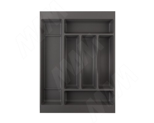 Gollinucci COMBI Лоток кухонный для столовых приборов 376х420/490,  цвет графит (6714G425PZ)