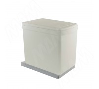 Gollinucci LINEA Система сортировки и хранения, 1 емкость (16л), авт. крышка, нижнее крепление, цвет серый (6280GC1PZ)