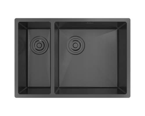 Rivelato RINOX 6444 1/5В-UN-L PVD black нерж.сталь 1,5 чаши 640*440*200 мм