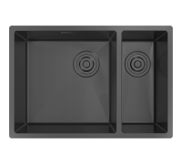 Rivelato RINOX 6444 1/5В-R PVD black нерж.сталь 1,5 чаши 640*440*200 мм