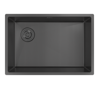 Rivelato RINOX 6444 UN-L PVD black нерж.сталь 1 чаша 640*440*200 мм