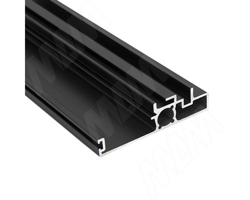 Cinetto PS19 Вертик. профиль-ручка широк., черный (анод), L-6000 (PR197903009PR)