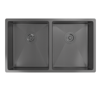 Rivelato RINOX 7444 U2 PVD черный нерж.сталь 2 чаши 740*440*200 мм