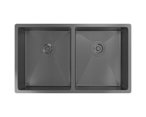 Rivelato RINOX 7444 U2 PVD черный нерж.сталь 2 чаши 740*440*200 мм