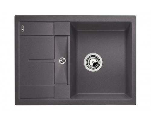 Blanсo METRA 45 S Compact SILGRANIT PuraDur темная скала, с клапаном-автоматом