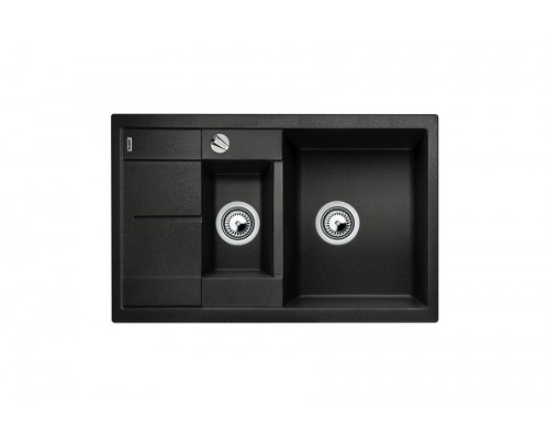 Blanсo METRA 6S Compact SILGRANIT PuraDur антрацит с клапаном-автоматом