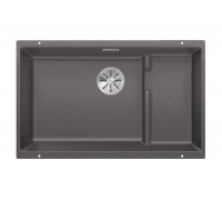 Blanсo SUBLINE 700-U Level SILGRANIT PuraDur темная скала с отв.арм. InFino