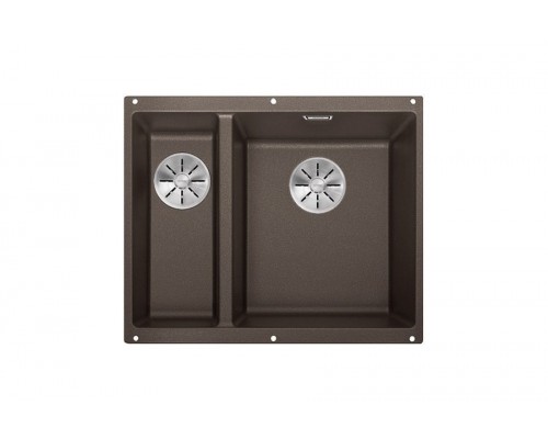 Blanсo SUBLINE 340/160-U SILGRANIT PuraDur кофе (чаша справа) с отв.арм. InFino