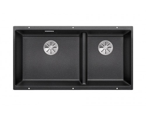 Blanсo SUBLINE 480/320-U SILGRANIT PuraDur  антрацит c отв.арм. InFino