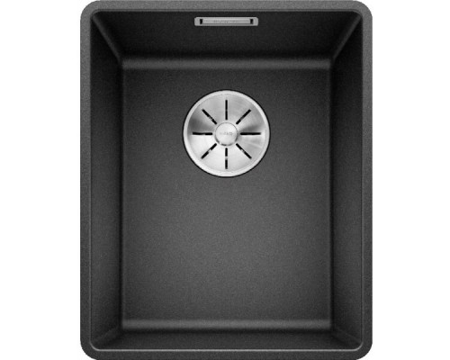 Blanсo SUBLINE 320-F SILGRANIT PuraDur  антрацит с отв.арм. InFino
