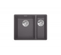 Blanсo SUBLINE 340/160-F SILGRANIT PuraDur  темная скала с отв.арм. InFino