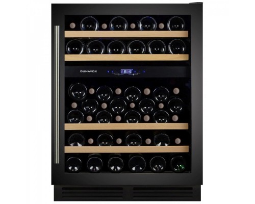 Винный холодильник (шкаф) компрессорный Dunavox DX-53.130 DBK/DP