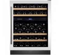 Винный холодильник (шкаф) компрессорный Dunavox 53 бут DX-53.130 DWK/DP
