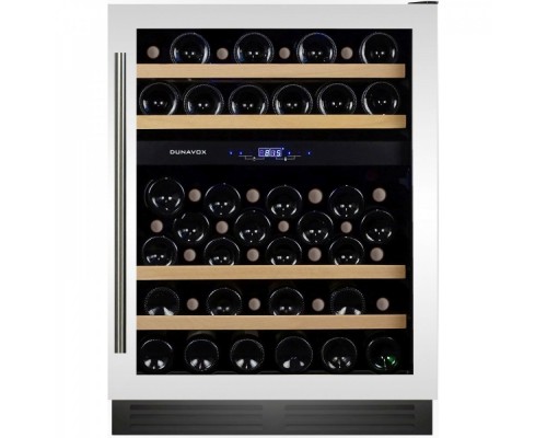 Винный холодильник (шкаф) компрессорный Dunavox 53 бут DX-53.130 DWK/DP