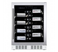 Винный холодильник (шкаф) компрессорный Dunavox DAU-40.138SS